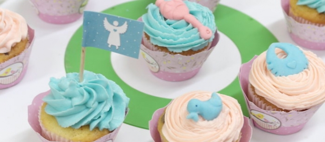 Receita: Baby cakes, lembrancinhas para nascimento  