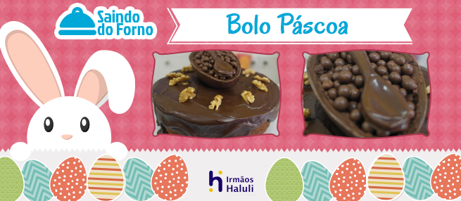 Receita: Bolo de páscoa de Cenoura e nozes