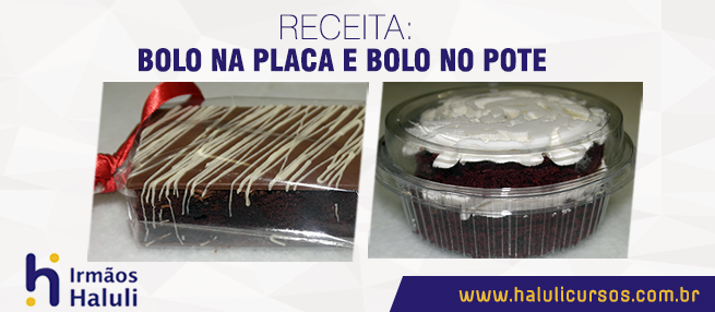 Receita: Bolo na placa e bolo no pote